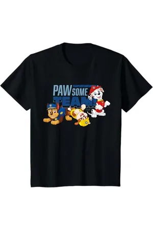 Paw Patrol Kinder - Chase Marshall Rubble Pawsome Team T-Shirt