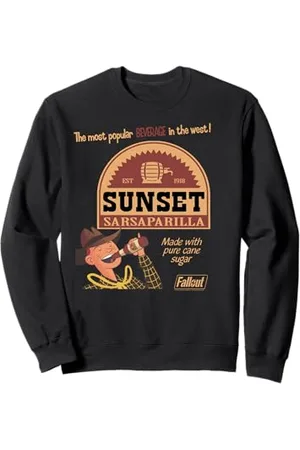 Fallout Video Game Sunset Sarsaparilla Vintage Ad Sweatshirt