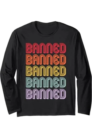 Banned Retro Verboten Langarmshirt