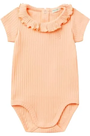 Benetton Unisex Baby Body M/M 3f1aab00n Strampler für Jungen und Mädchen, , 80