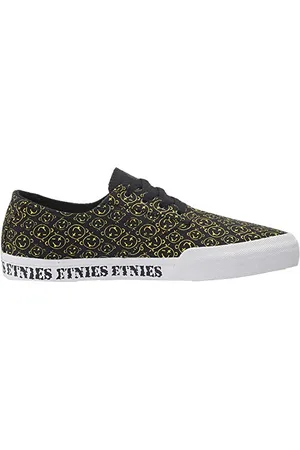 Etnies Unisex-Erwachsene Jameson Vulc Ls Skateboardschuhe, Schwarz (358-Black/Print 358), 2.5 (35.5 EU)