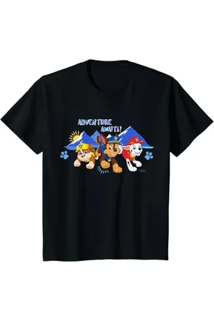 Paw Patrol Kinder - Chase Marshall Rubble Adventure Awaits T-Shirt