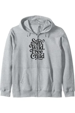 Symbiosis Supply Co. Stay Wild Tree Child Tree Hugger Nature Lover Vintage Kapuzenjacke