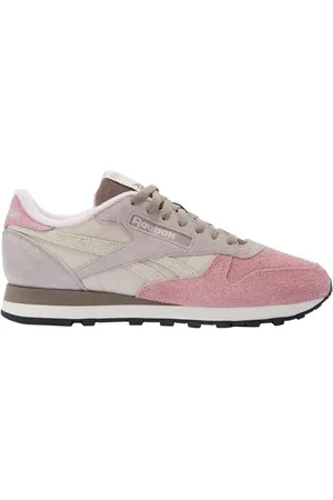 Reebok Unisex Classic Leather Sneaker, Sand/Hazy Grey/Dusty Rose, 36.5 EU