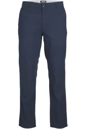 JACK & JONES JACK&JONES Herren Jpstollie Jjdave Linen Blend Hose, , 28W x 32L