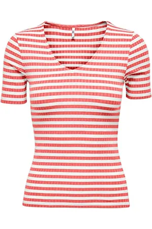JDY FRANSISKA S/S Stripe TOP JRS NOOS