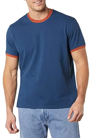 Amazon Herren Ringer-T-Shirt mit kurzen Ärmeln (Früher Goodthreads), , S