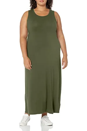Amazon Damen Ärmelloses Maxikleid, , M