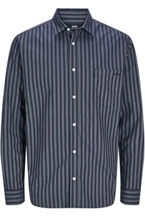 JACK & JONES RDDLESNER Oxford Stripe Shirt L/S SN
