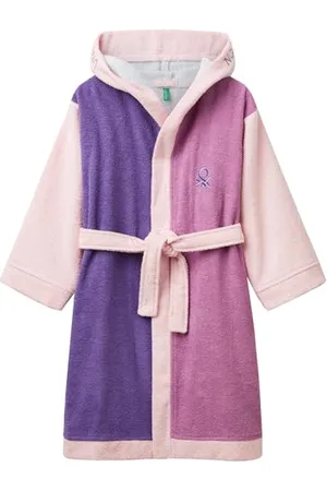 Benetton Unisex Kinder Accappatoio 6ord0800m Bademantel für Babys und Kleinkinder, , M
