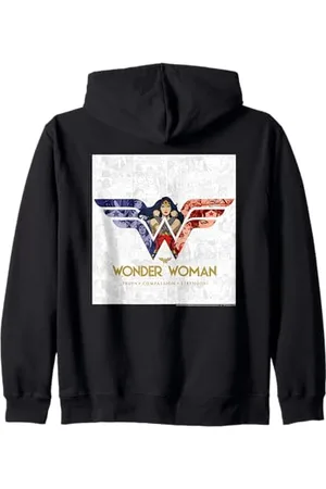 DC Comics Originals DC Wonder Woman Frauenpower, Wahrheit, Stärke, Heldin, XOXO Comic Kapuzenjacke