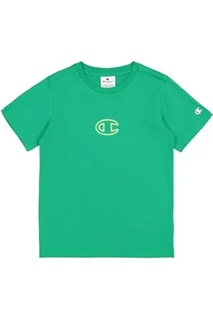 Champion Jungen Legacy Boy - Graphic Crewneck T-Shirt with Large Logo T-Shirt,