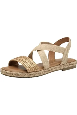 Tamaris Sandalette Damen Flach metallic,EU 37