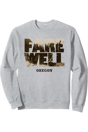 Playstation 3 Days Gone Farewell Oregon Landscape Big Chest Logo Sweatshirt
