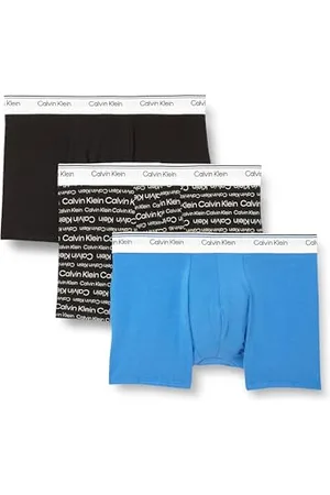 Calvin Klein TRUNK 3 PK 000NP2817ABLACK (Black/Wrapped Logo_Black/Regatta) XL