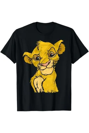 Disney Der König der Löwen, junge Simba, Porträtskizze, lächelnd T-Shirt