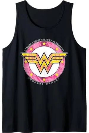 DC Comics Originals DC Wonder Woman Girl Power Truth Strength Hero Vintage-Logo Tank Top