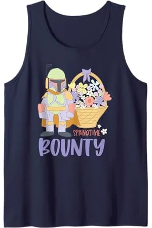 STAR WARS Spring Time Cute Bounty Boba Pastel Colors Logo Tank Top