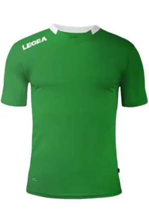 Legea Unisex Monaco MC T-Shirt, Grün/Weiß, L