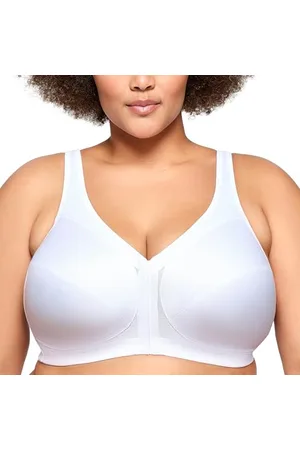 Glamorise Damen Rückenstützender MagicLift-Vorderverschluss-BH, ,110B