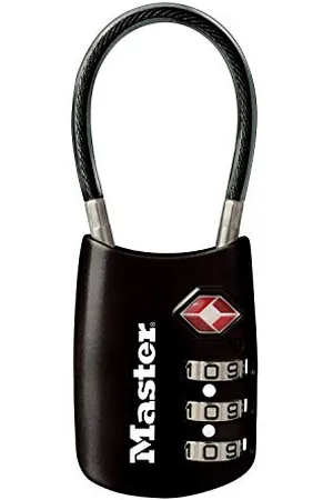 MASTER LOCK TSA Set Your Own Combination Gepäckschloss, TSA genehmigtes Schloss für Rucksäcke, Taschen und Gepäck, , 4688D