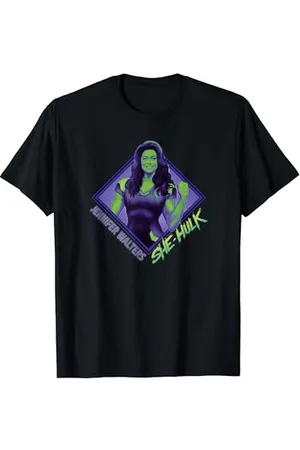 Marvel She-Hulk: Attorney At Law Neon Badge T-Shirt