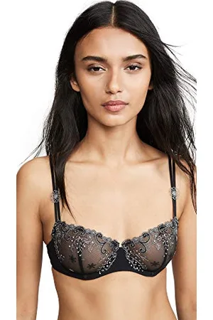 Simone Pérèle Damen Demi Cup Underwire Bra Delice Halbschalen-Bügel-BH, Undurchsichtige, Mondlicht, 80D/DD