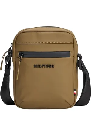 Tommy Hilfiger Herren Crossbody Bag Tasche Mini Reporter Klein, Grün (Midwestern), Einheitsgröße