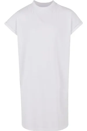 Urban classics Kinder Kleid Girls Turtle Extended Shoulder Dress, Mädchen Kleid mit überschnittenen Schultern, erhältlich in vielen Farben, Größen 110/116 - 158/164