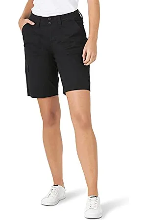 Lee Damen Missy Relaxed Fit Avey Knit Waist Cargo Bermuda Shorts, , 38