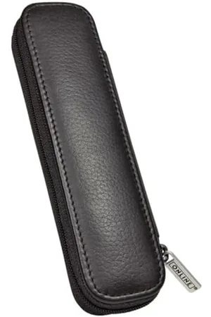 ONLINE Stifte-Etui, Stylisches Stiftemäppchen mit Reißverschluss, mit 2 Stift-Schlaufen, Tasche für Kugelschreiber, Füller, Pinsel etc, Federmäppchen für Schule, Uni & Büro