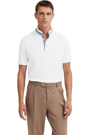 Bugatti Herren Poloshirt Stehkragen Basic Kurzarm Modern Fit