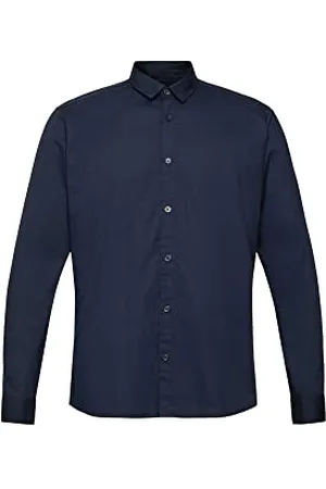 ESPRIT Herren Hemd 991ee2f302, Navy, XL