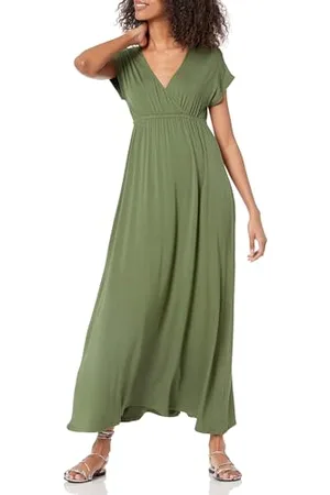Amazon Damen Tailliertes Maxikleid (erhältlich in Übergröße), , M