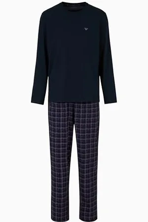 Emporio Armani Herren Long Pajamas Pyjamaset, , L