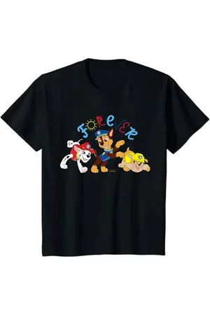 Paw Patrol Kinder - Chase Marshall Rubble Forever T-Shirt