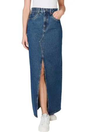 Pepe Jeans Damen Maxi Skirt Hw Baby Rock, , XL
