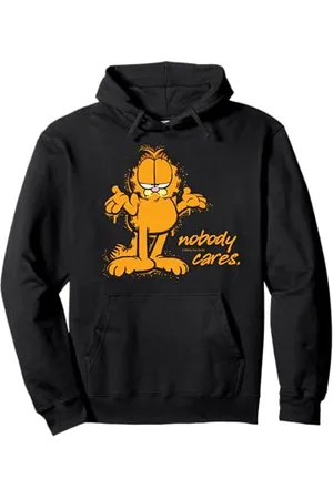 Garfield Nobody Cares Katze Pullover Hoodie