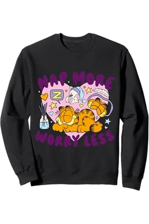 Garfield Katze Nap More Worry Less Sweatshirt