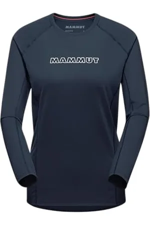 Mammut Selun FL Langarmshirt mit Damenlogo, marineblau, M