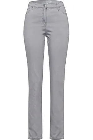 Brax Damen Ina Fay Skinny Jeans,, per pack Grau (Light Grey 3), 36 (Herstellergröße: 36)