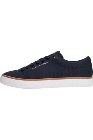 Tommy Hilfiger Herren Th Hi Vulc Core Ii Mesh Fm0fm05513 Low Top, Blue (Desert Sky), 48.5 EU