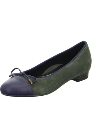 ARA Damen BARI Ballerinas, BLAU,Forest, 36.5 EU Schmal