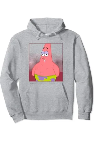 Spongebob Drooling Patrick Star Portrait Pullover Hoodie