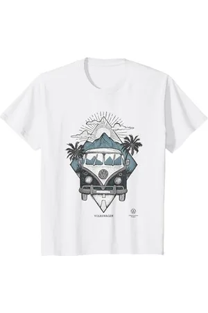 Volkswagen Kinder Typ 2 T1 Campervan Berg Urlaub Abenteuer Kinder T-Shirt