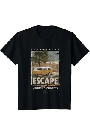 Volkswagen Kinder Entfliehen Sie mit dem Wohnmobil in die Natur! Abenteuerspezialisten für Kinder T-Shirt