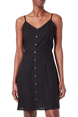 VERO MODA VMLUBI Linen SL Short Dress WVN GA NOOS