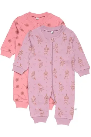 Pippi Unisex Baby Nightsuit-Zipper (2-Pack) Pajama Set, , 104
