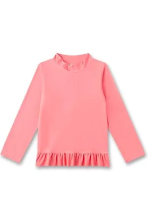 Sanetta UV Shirt | Praktisches und schützendes Badeshirt aus recyceltem Polyester-Mix für Mädchen. Bademode für Kinder 092