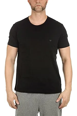 Emporio Armani EMPORIO ARMANI Herren 2P O-NECK RUNDHALS T-SHIRT 1schwarz 1grau M
